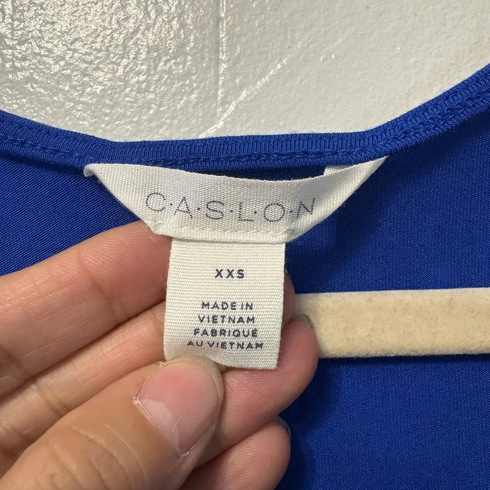 Caslon Vibrant Blue Sleeveless Maxi Dress - Picture 3 of 6